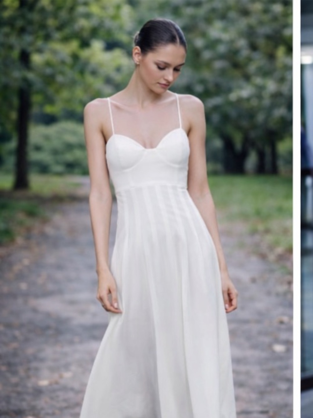 Zara midi dress bloggers fav